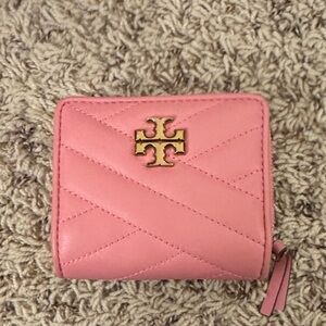 Tory Burch Pink Quilted Wallet